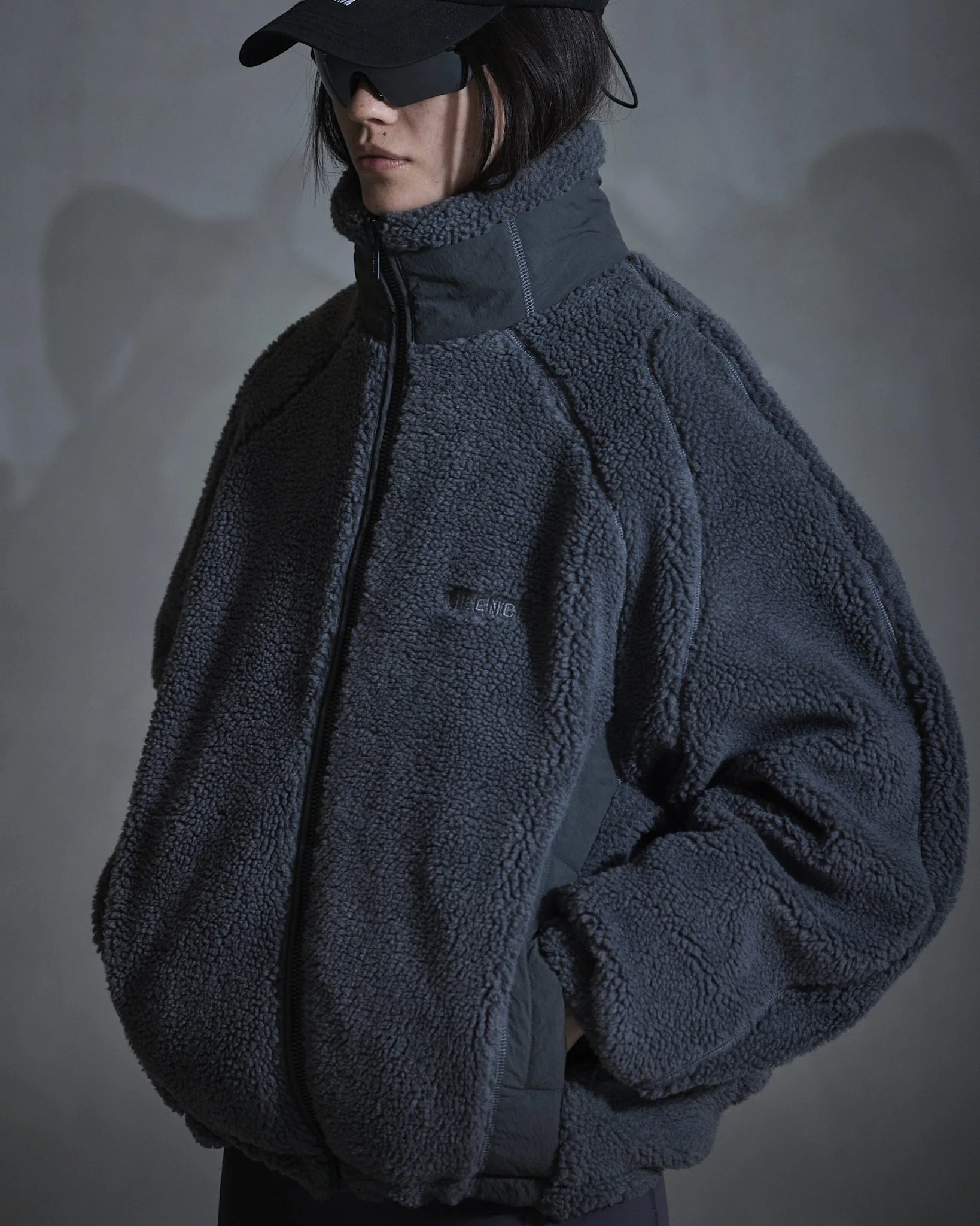 Silence Fleece Jacket - Ash Grey - Image 6