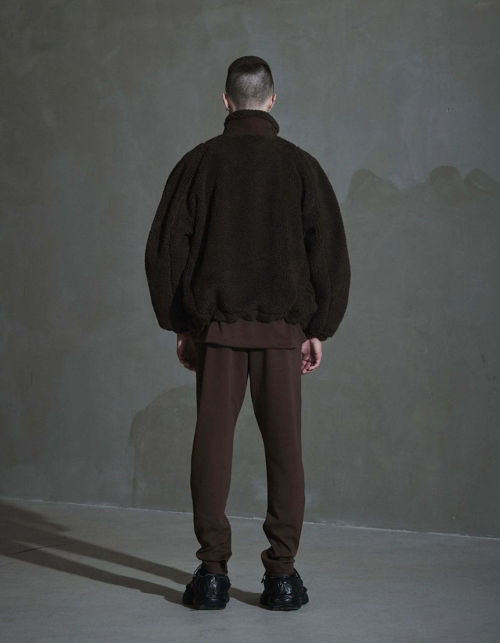 Silence Fleece Jacket - Coffe Brown - Image 3