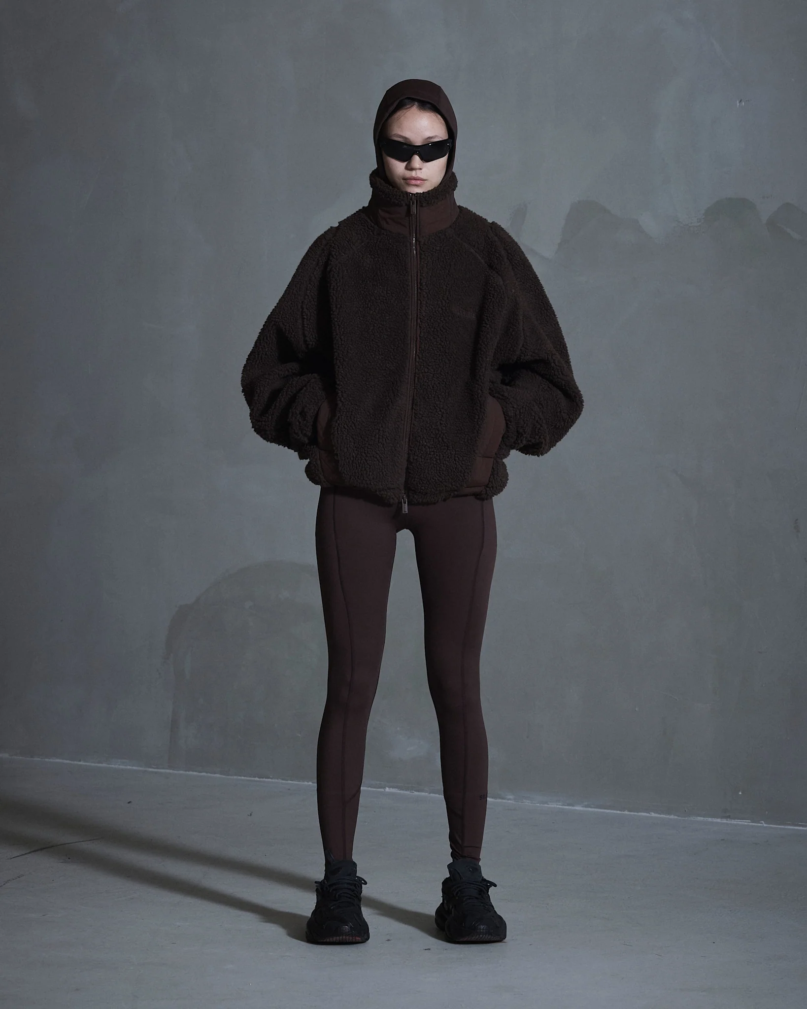 Silence Fleece Jacket - Coffe Brown - Image 4