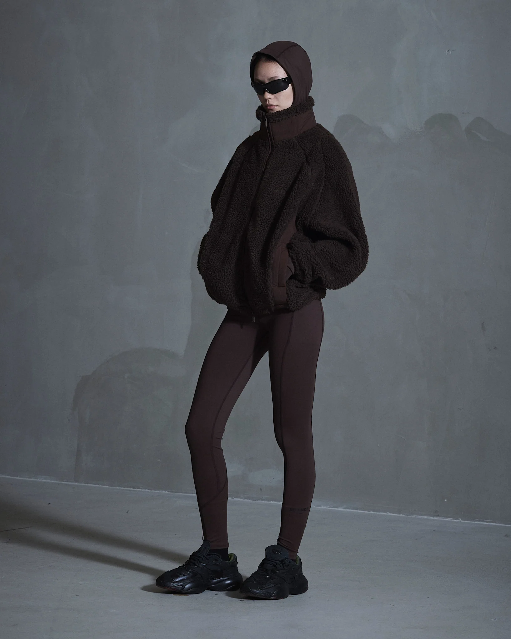 Silence Fleece Jacket - Coffe Brown - Image 5