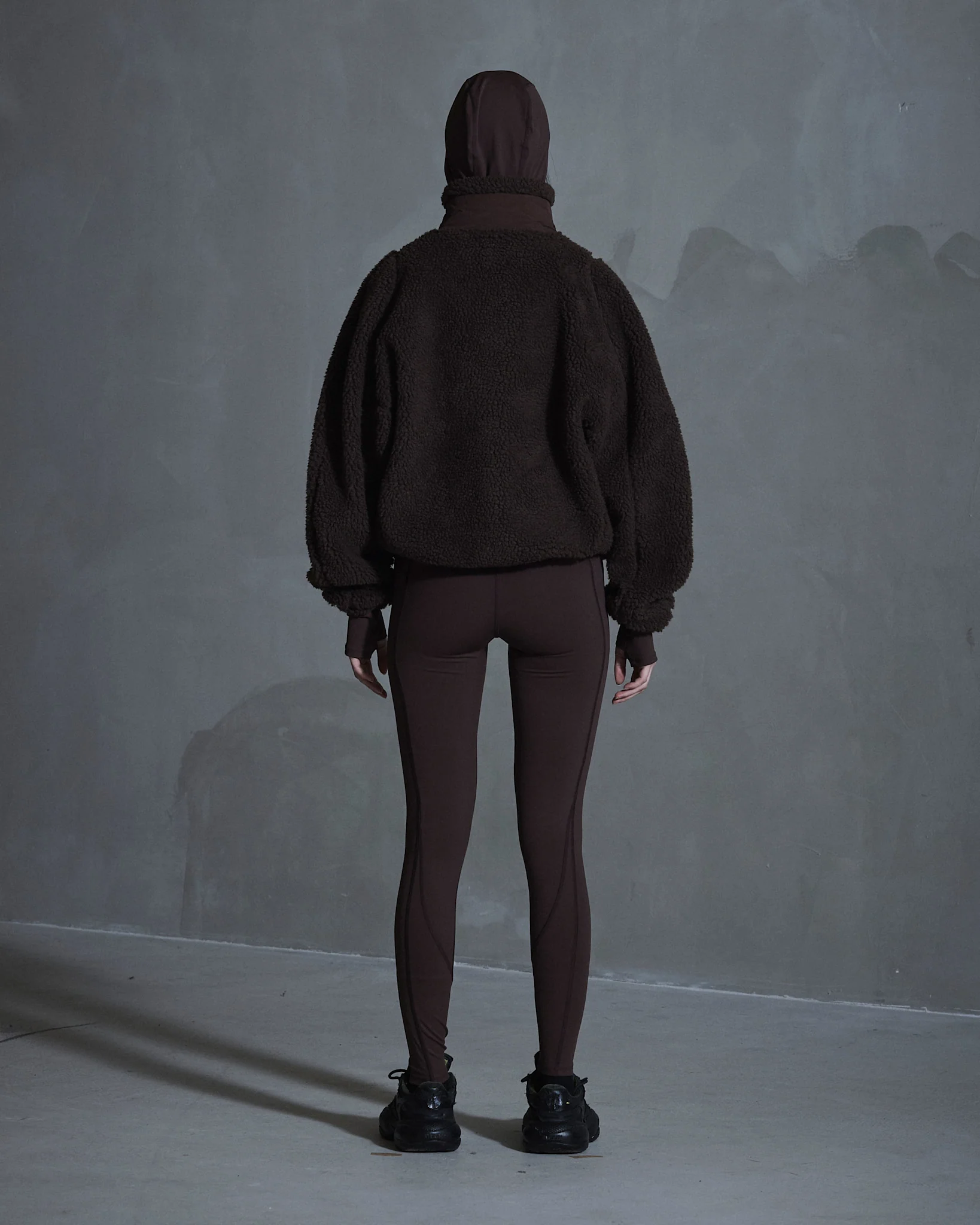 Silence Fleece Jacket - Coffe Brown - Image 6