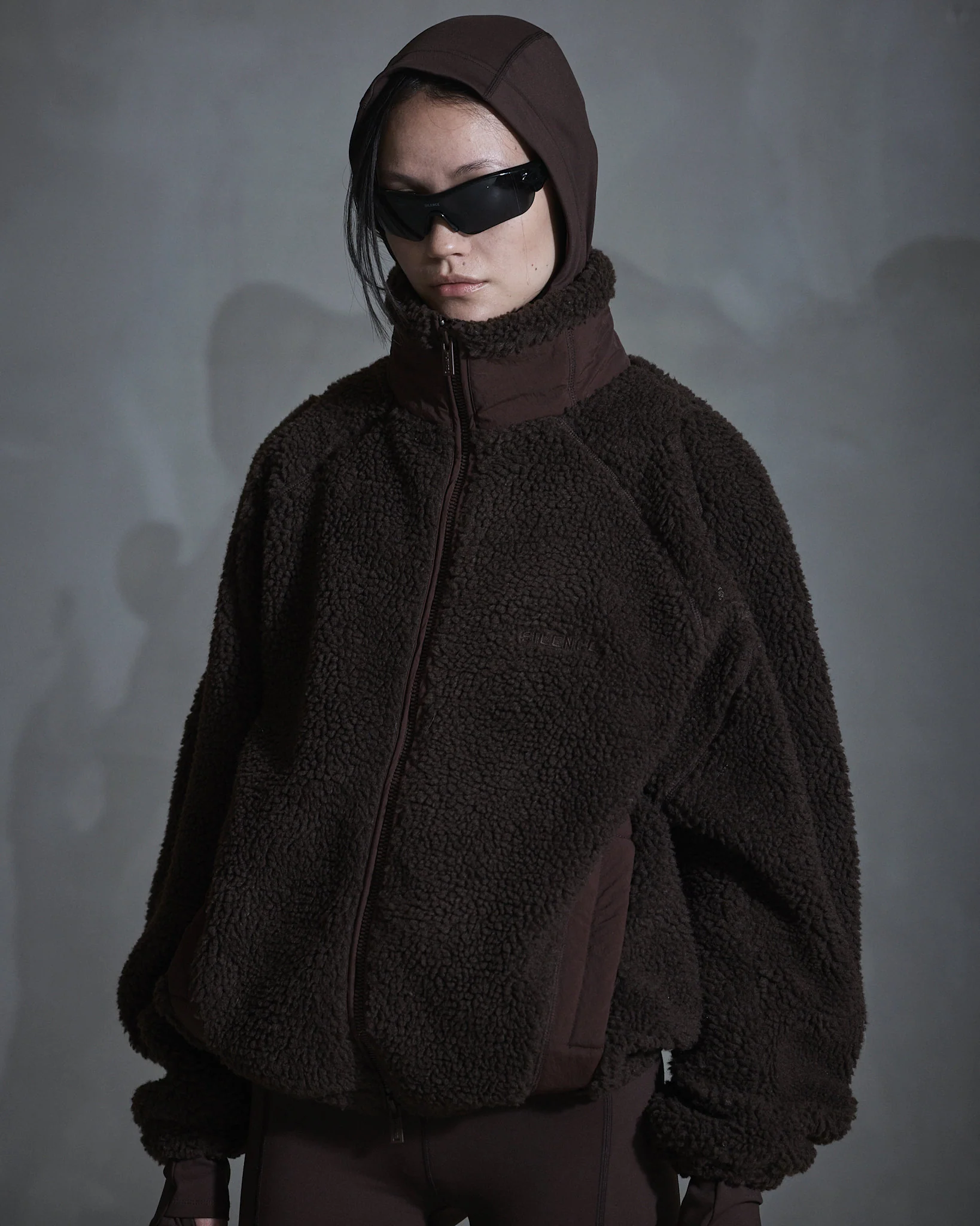 Silence Fleece Jacket - Coffe Brown - Image 7