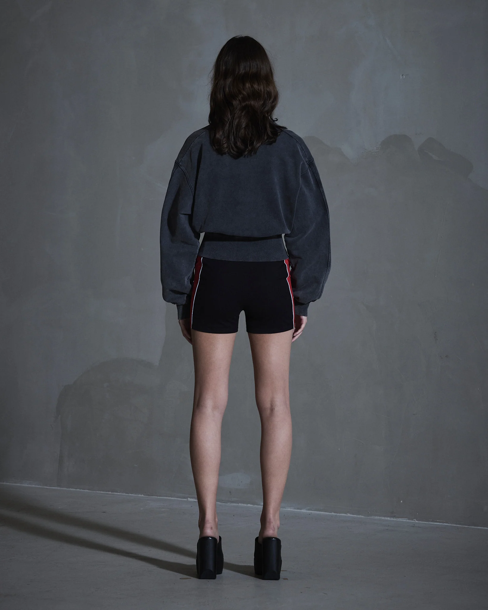 Monogram Crewneck - Dark Grey - Image 3