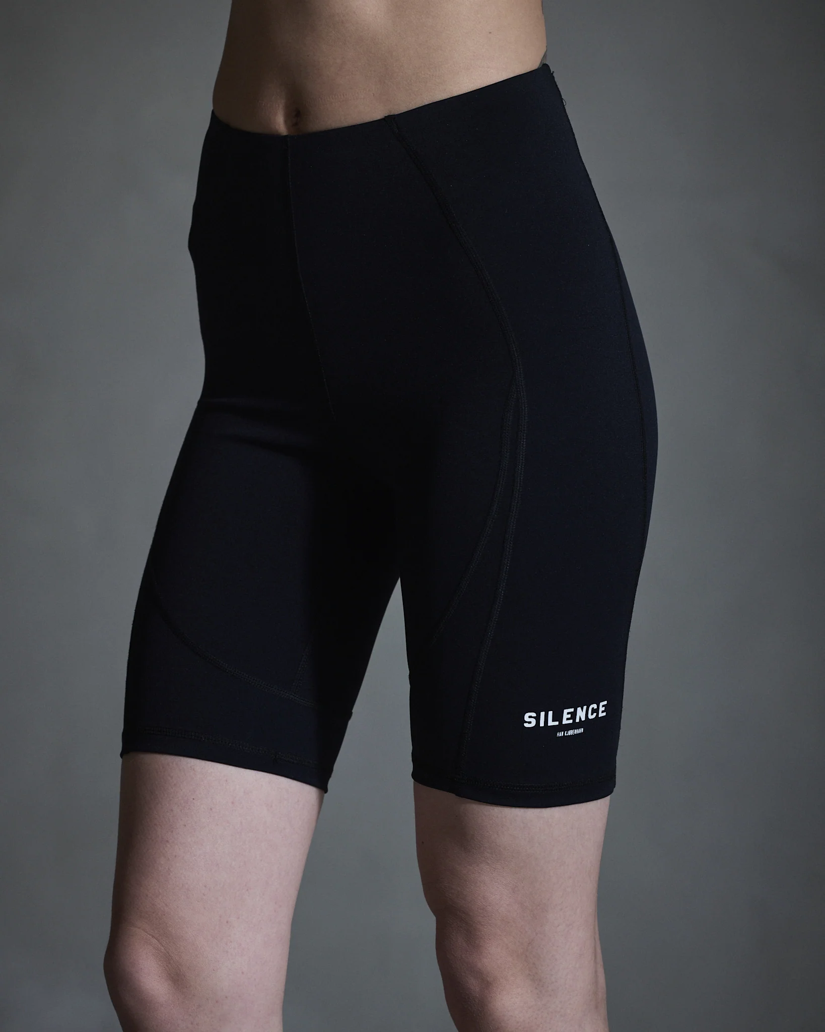 Silence Technical Bike Shorts - Anthracite Black - Image 3