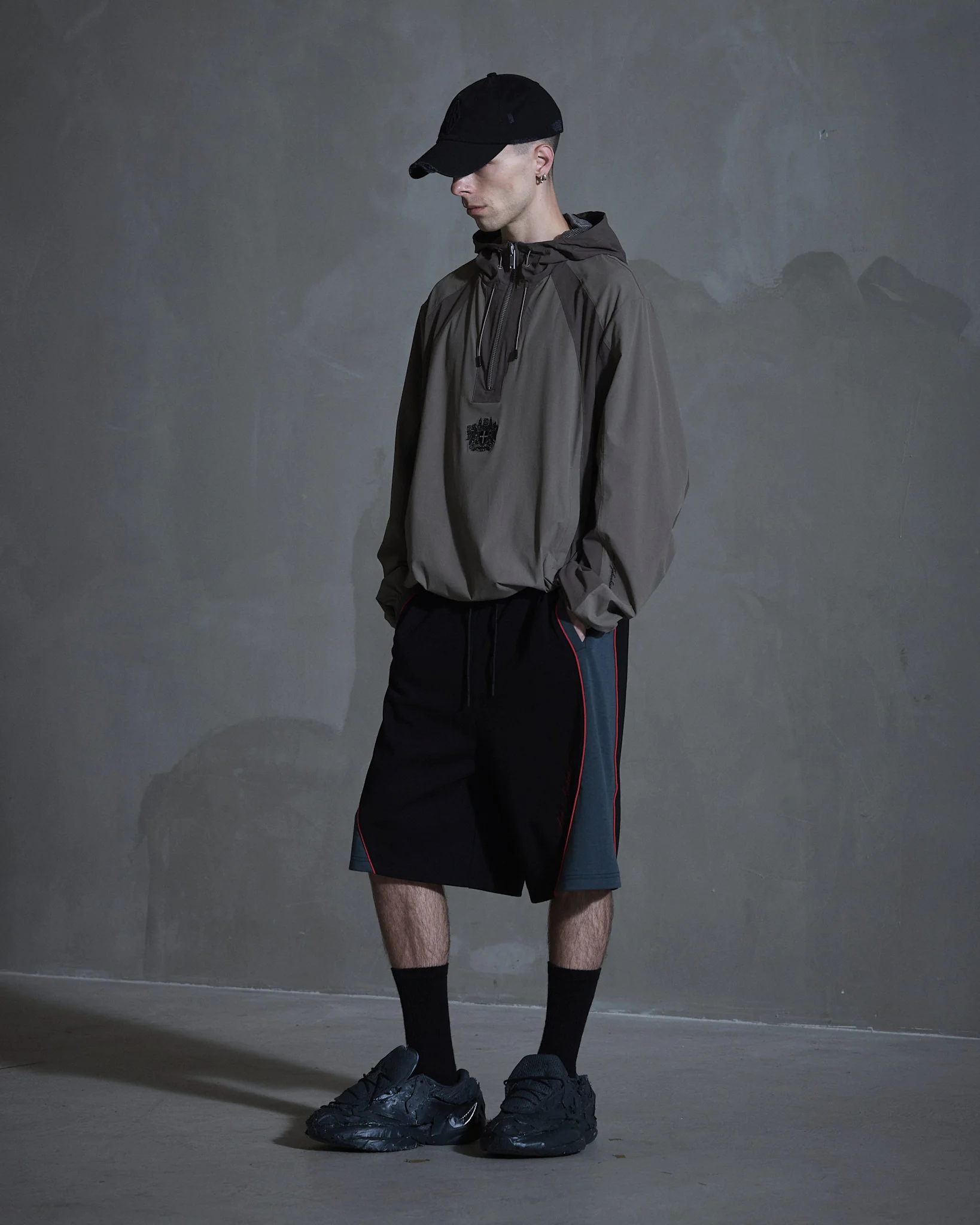 Technical Crest Anorak - Dusty Brown - Image 4