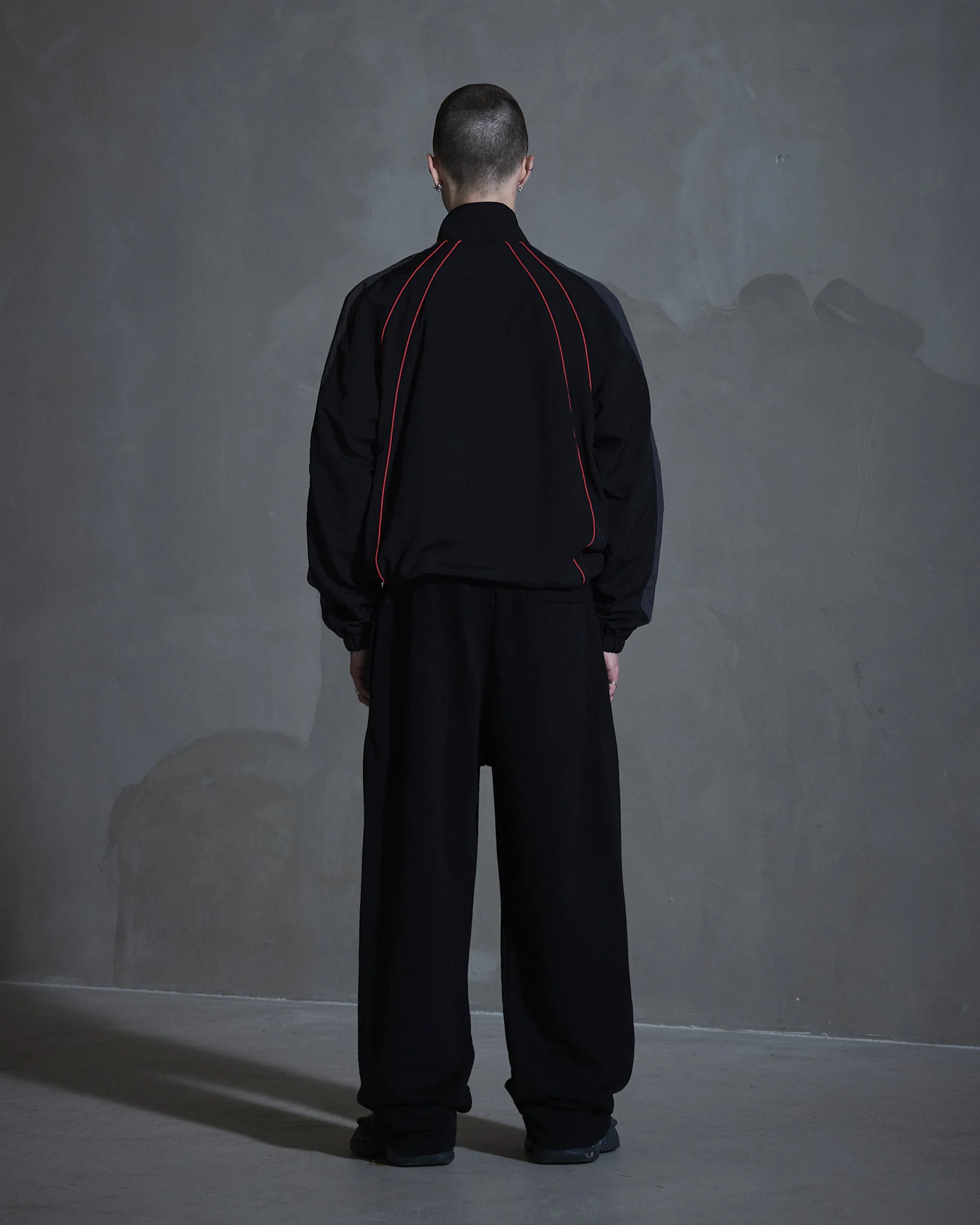 Technical Logo Jacket - Black - Image 4