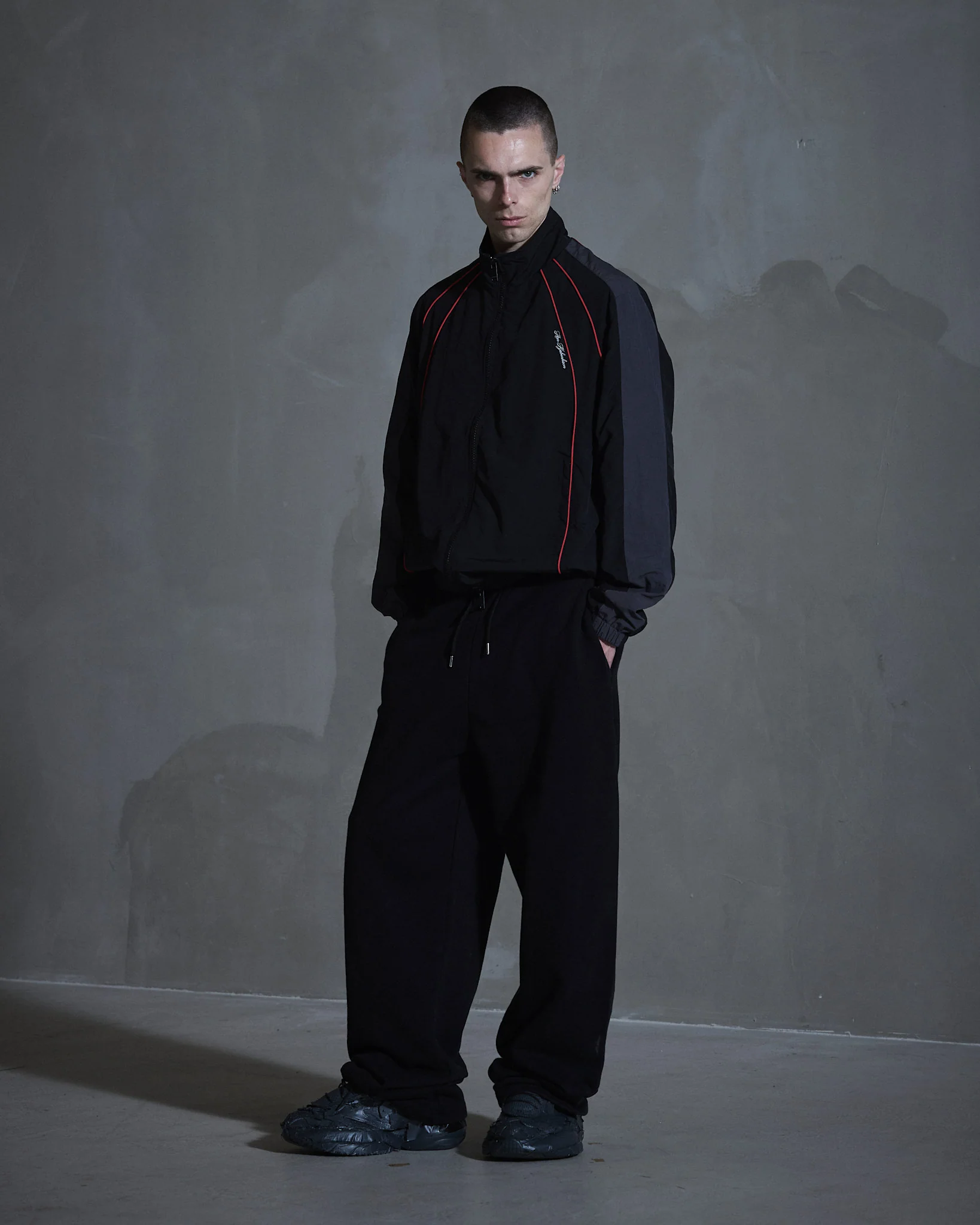 Technical Logo Jacket - Black - Image 6