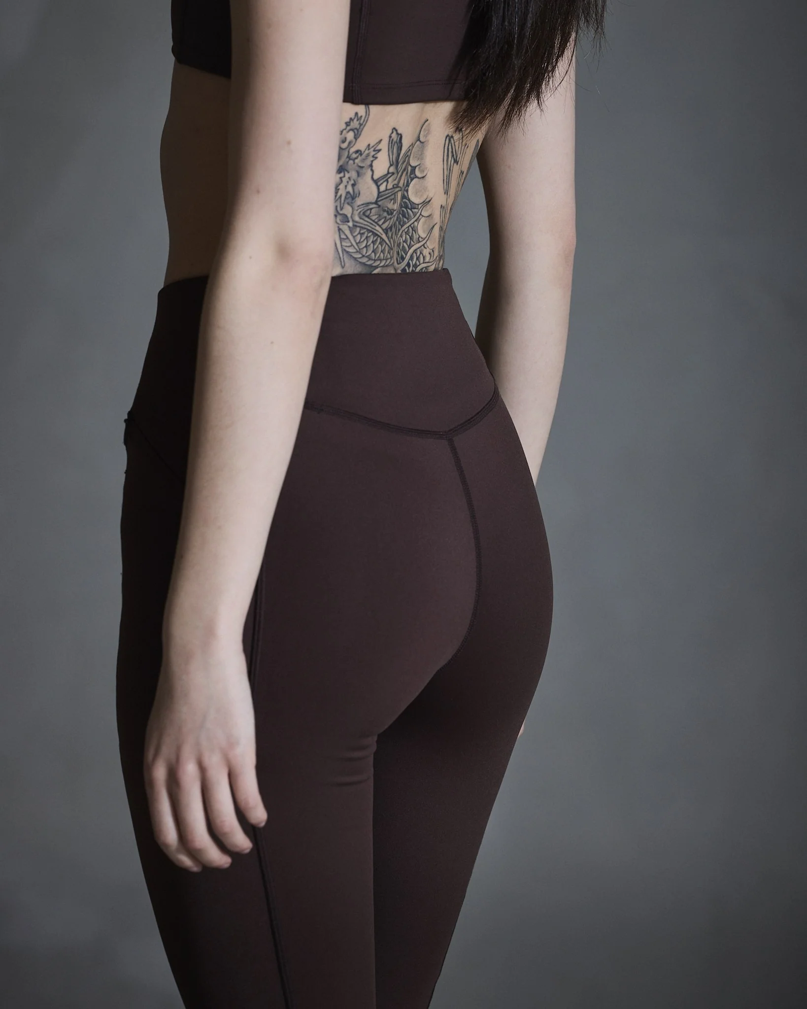 Technical Tights - Coffe Brown - Image 3